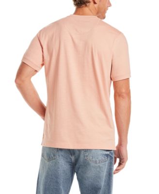 Men's Short-Sleeve Melange Henley Shirt