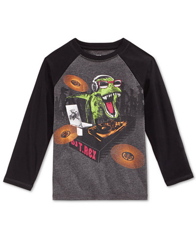Epic Threads Little Boys' Long-Sleeve Graphic-Print T-Shirt, Only at Macy's