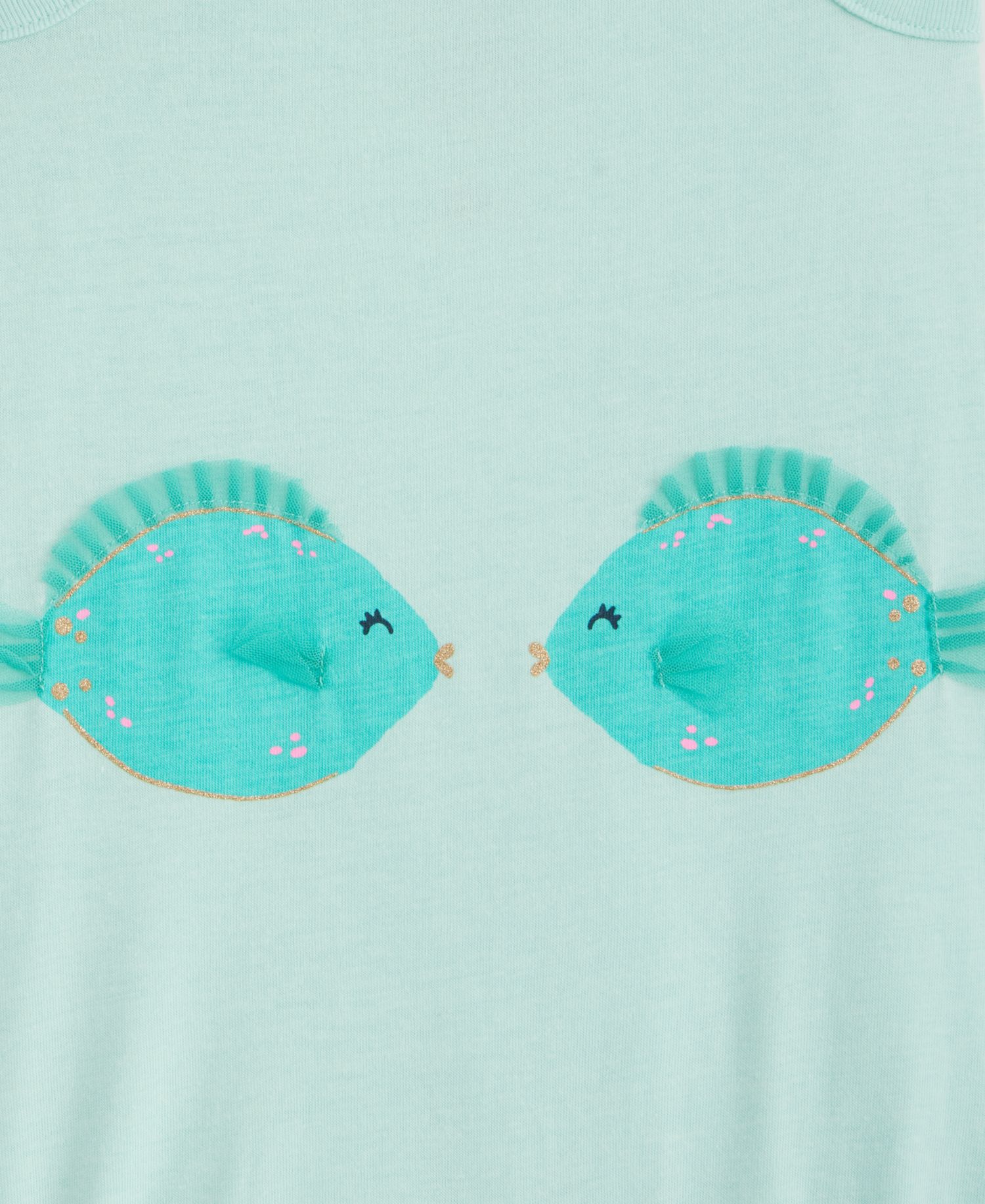Baby Girls' 0M-24M Two Fish Sunsuit