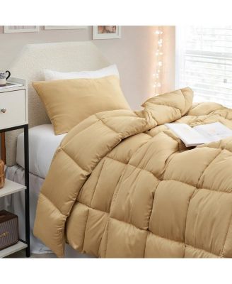 Snorze Cloud Comforter Set - Ultra Cozy Bamboo - Oversized Comforter in New Wheat,TXL