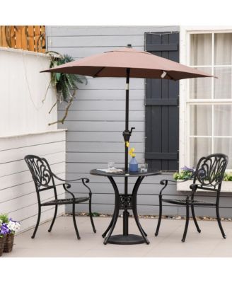 30" Outdoor Patio Distro Dining Table Only W/ Umbrella Hole