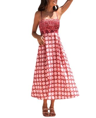 Women's Bora Bora Boho Midi Beach Dress