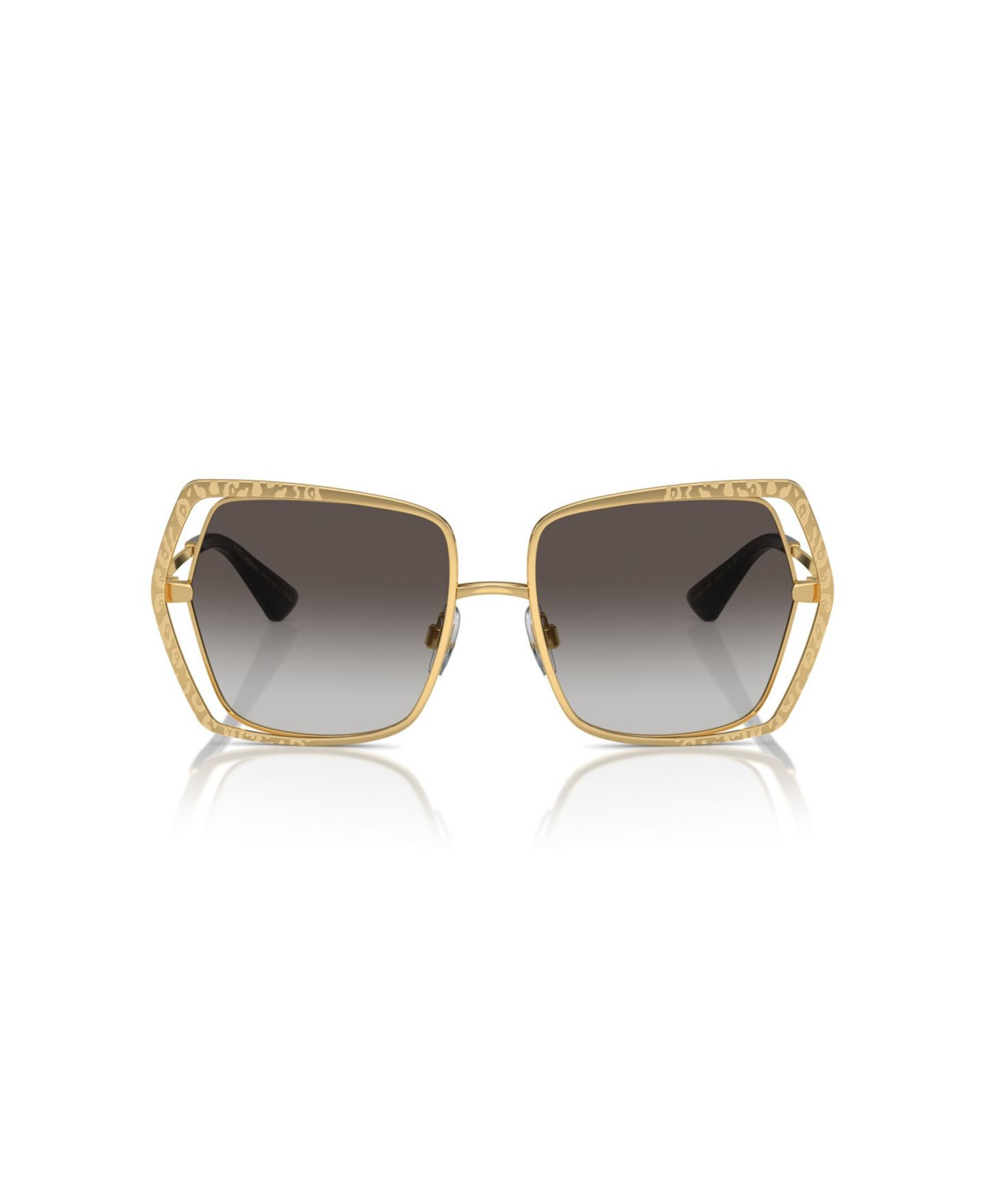 Женские солнцезащитные очки Dolce&Gabbana Butterfly Sunglasses, DG2306, цвет: Золотой — фото 2