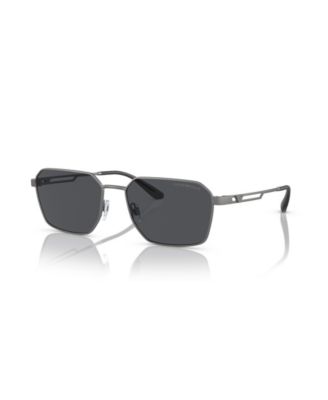 Men's Rectangle Sunglasses, EA2140