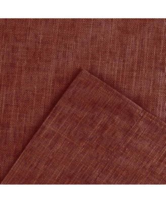 Lisa Solid Color Poly Cotton 1.5" Rod Pocket Duck Fabric Stylish Tailored Valance 58" x 15"