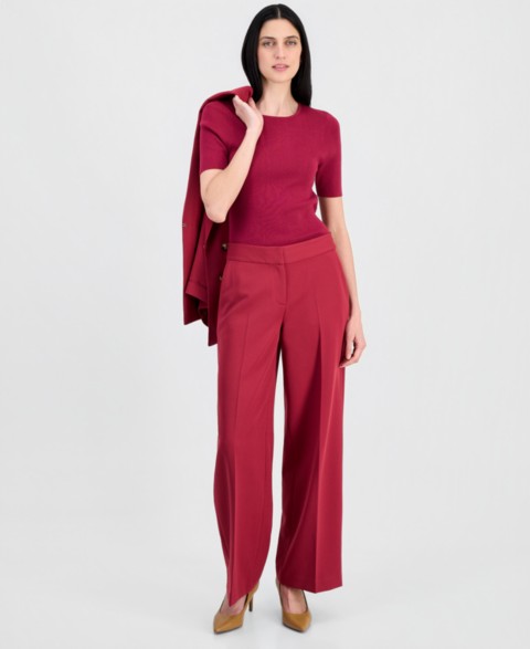 Женские Tahari ASL Women's Clean-Waist Wide-Leg Pants
