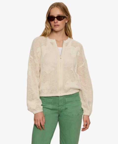 Женские куртки Sanctuary Petite Daily Escape Flower Pop Front-Zipper Bomber Jacket