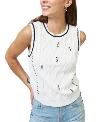 Women's Jaden Embroidered Cable Shell