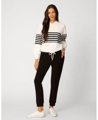 Women's Stripe Hoodie Set