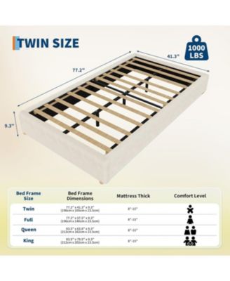 Twin Size Cloud Bed Frame
