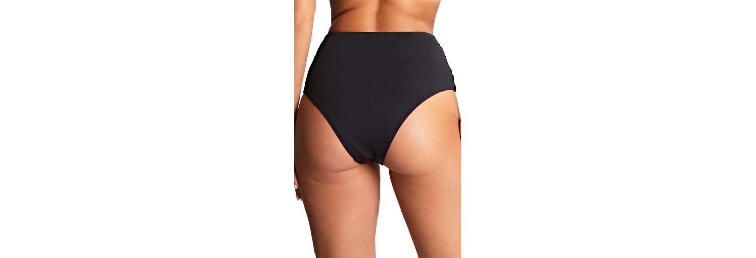 Women's Spirit Ruched Scalloped High Waist Bikini Bottom