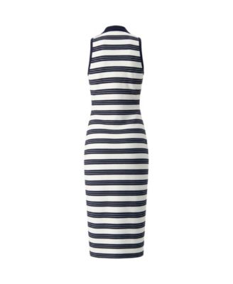 Women's Sleeveless Striped long Dress