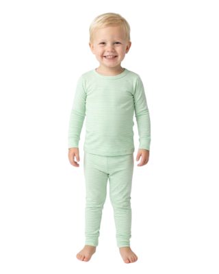 Toddler Boys Pear Stripe Pajama Set