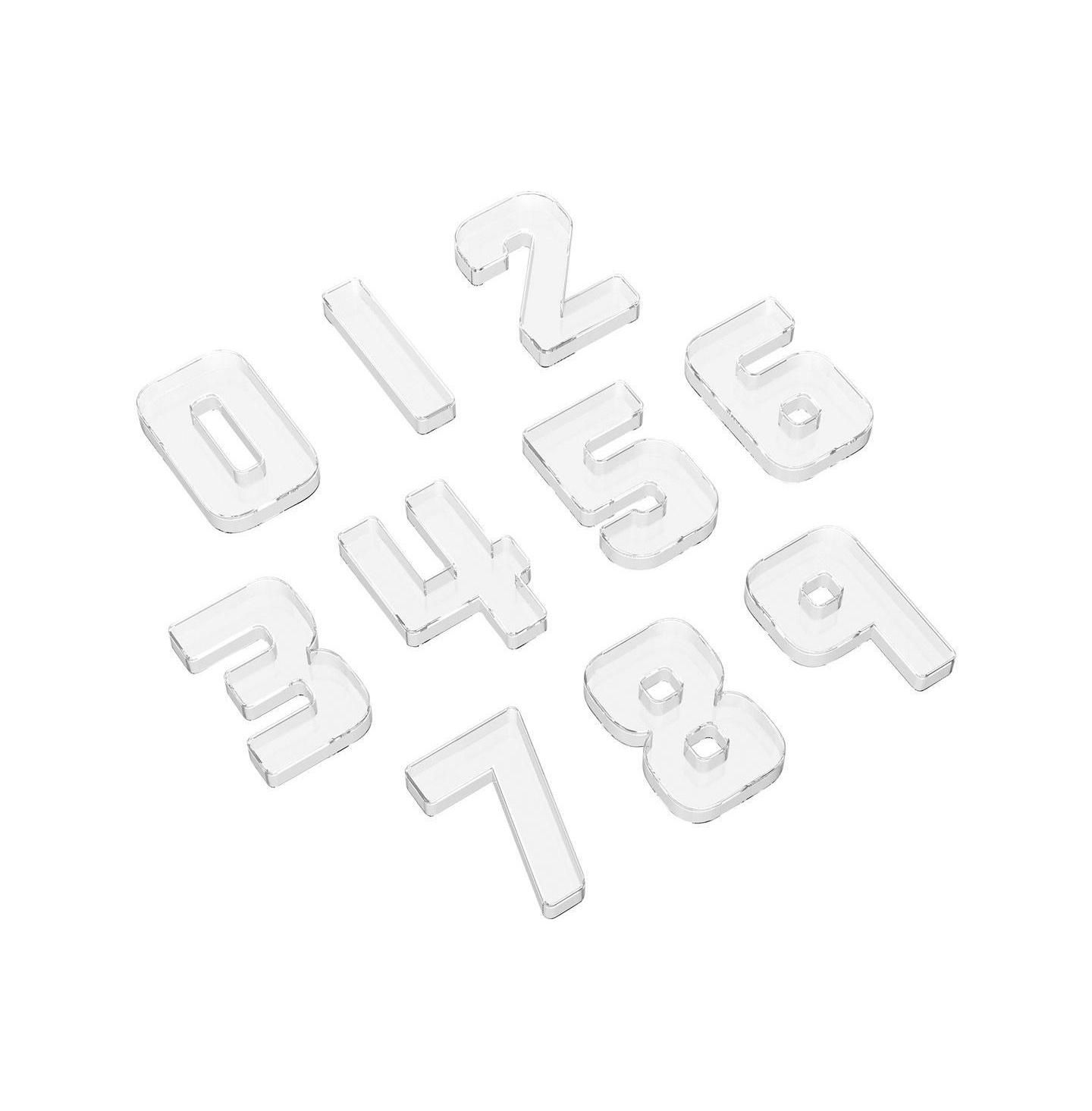 Детские игрушки Kaplan Early Learning Numbers 0 through 9 Loose Parts Trays, цвет: Разноцветный — фото 1