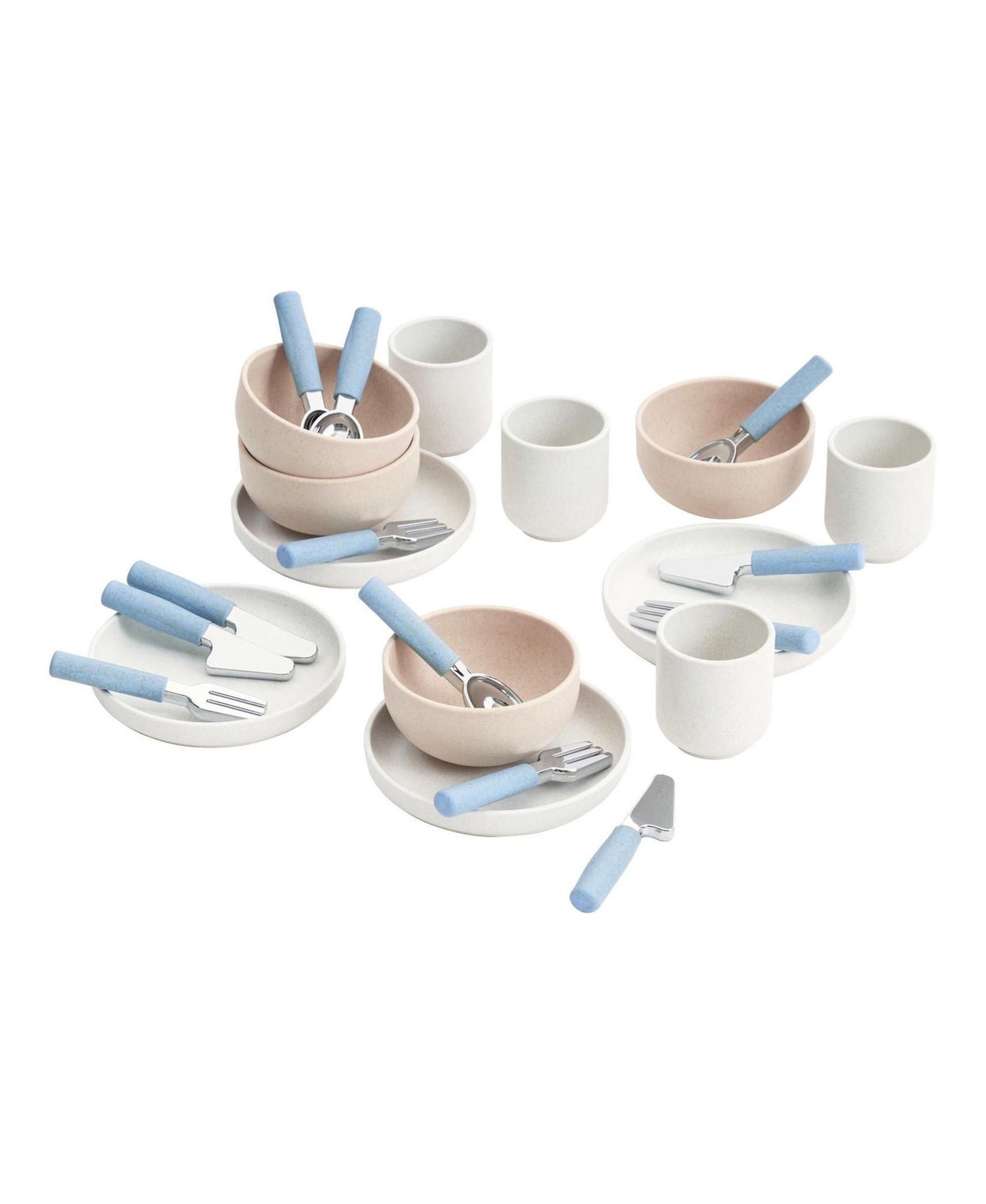 Детские игрушки Kaplan Early Learning Breakfast Tableware Pretend Play Set, 24-Piece, Ages 18 Months+ — фото 2