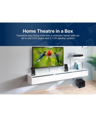 ED-8050 Home Theater DVD Player with 2.1 Channel Surround Sound System