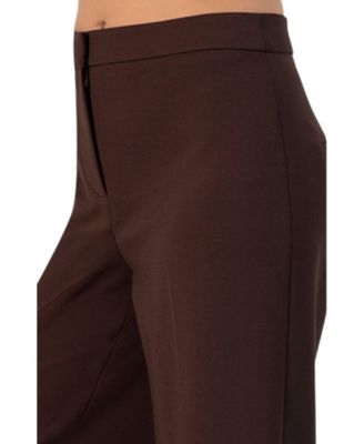 Women's Straight-Leg Culotte Pants with Wide Hem