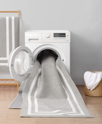 Double Border Runner Rug, 22" x 6''