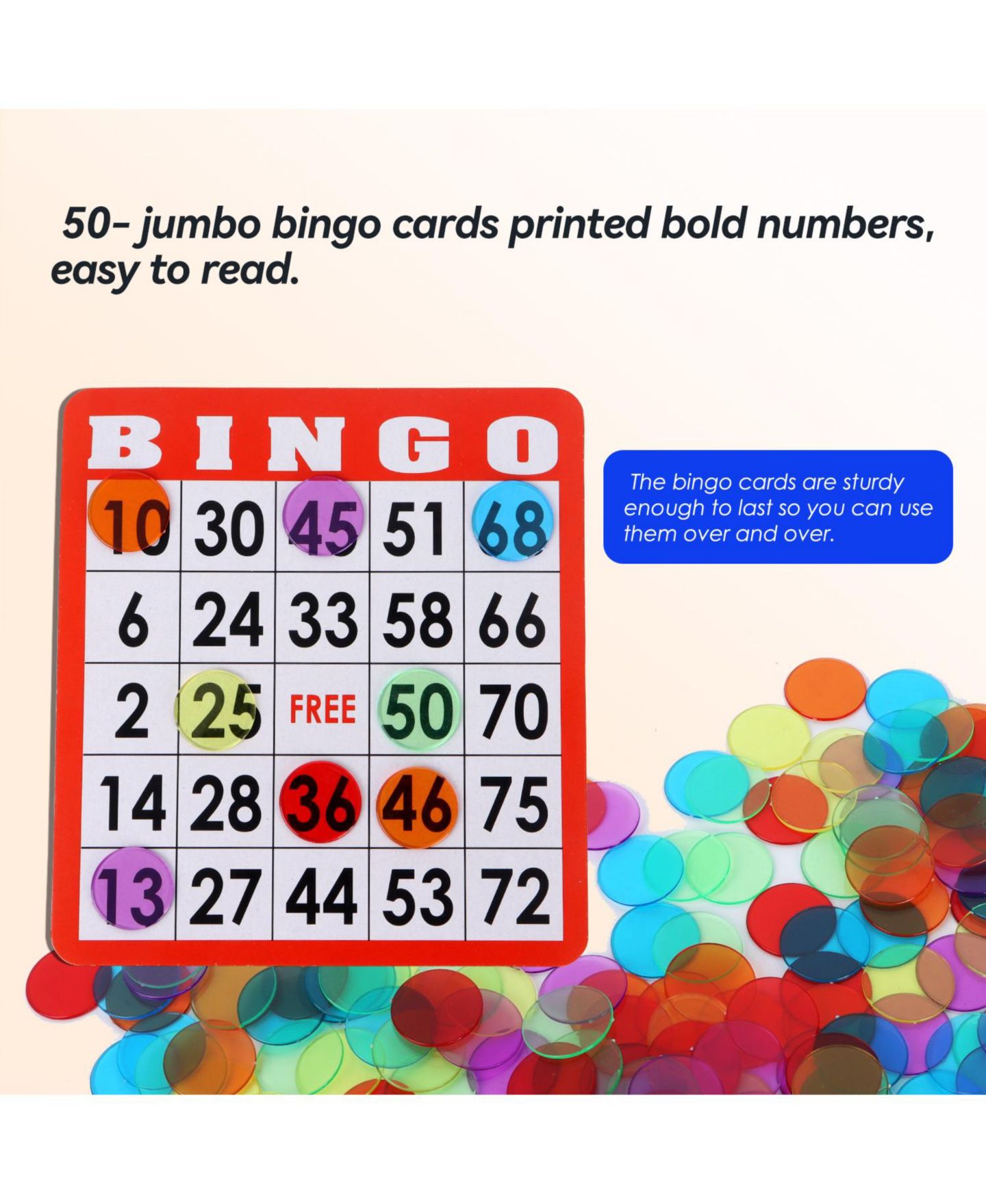 Детские игрушки GSE Games & Sports Expert Bingo Game Set — фото 4