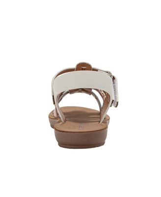 Little Girls Girl's  Fashion Sandals – Dressy Shoes with Decorative Metal Charms