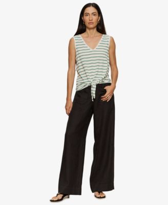 Women's The Linen Marine Wide-Leg Pants 