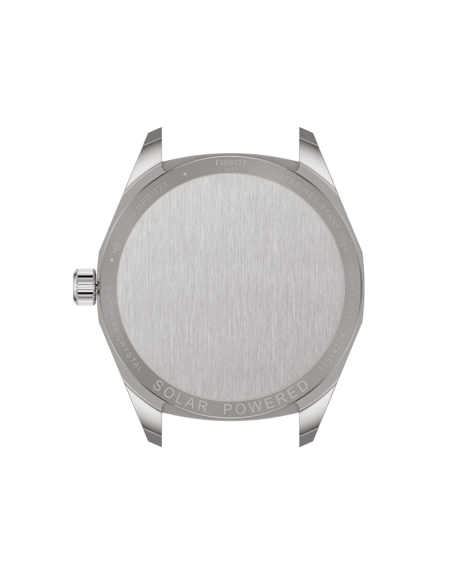 Men's Solar Swiss Stainless Steel Watch, 39mm