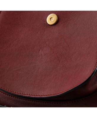 Small Hudson Handbag Whipstitch Leather