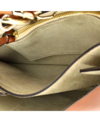 Medium Faye Shoulder Bag Leather and Suede