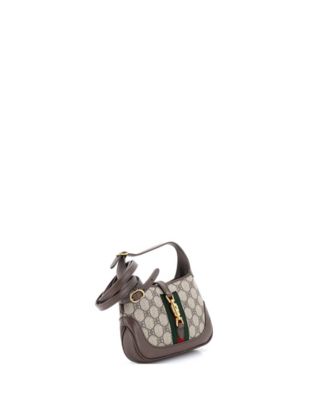 Mini x Gucci The Hacker Project Jackie 1961 Hobo BB Coated Canvas
