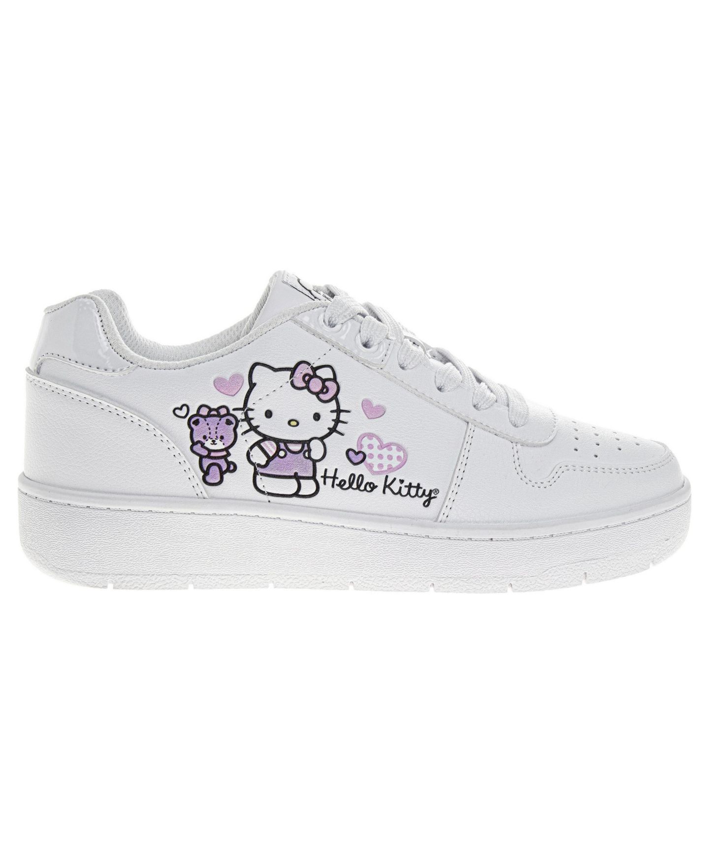 Детские лёгкие прочные спортивные кроссовки Hello Kitty для девочек, цвет: Белый — фото 3