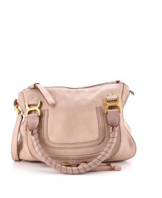 Medium Marcie Satchel Leather