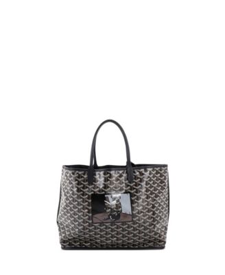 PM Anjou Reversible Tote Printed Coated Canvas