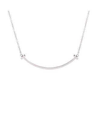 T Smile Pendant Necklace