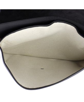 Coursier Messenger Bag Coated Canvas and Leather