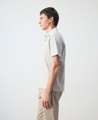 Men's Cotton Fine-Knit Polo Shirt