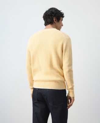 Men's Medium-Knit Microstructure Sweater