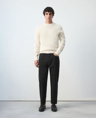 Men's Medium-Knit Microstructure Sweater