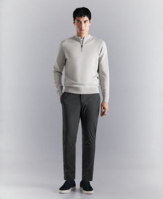Men's Comfort Stretch Zip-Up Sweater