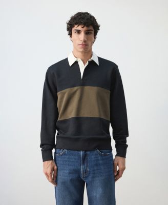 Men's Cotton Polo Sweatshirt