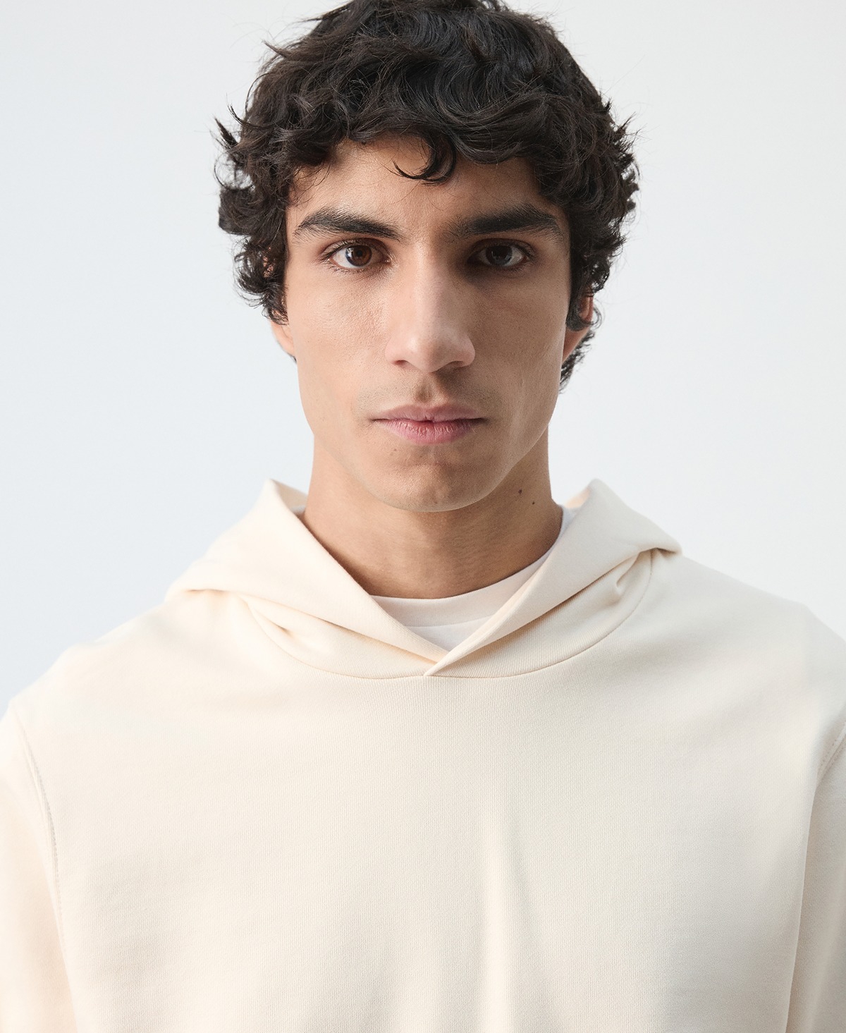 Mango Men's Cotton Hooded Sweatshirt