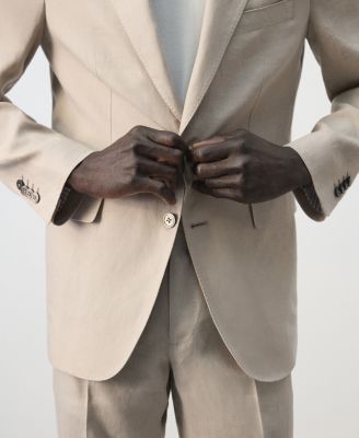 Men's Amalfi Linen Slim-Fit Suit Blazer