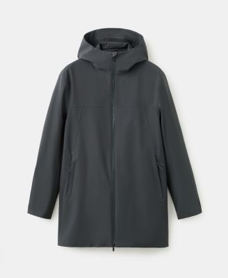 Men's Pockets Water-Repellent Parka