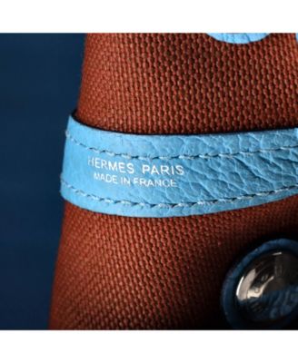 30 Garden Party Tote Toile and Leather