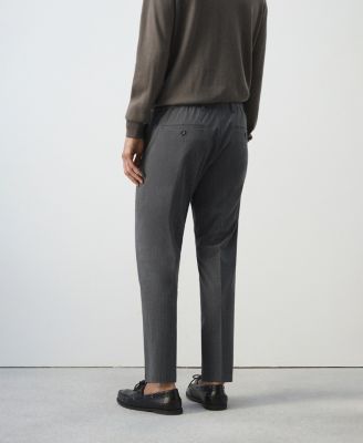 Men's Slim-Fit Cropped Pants