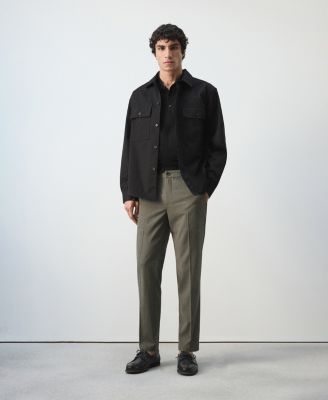 Men's Slim-Fit Cropped Pants