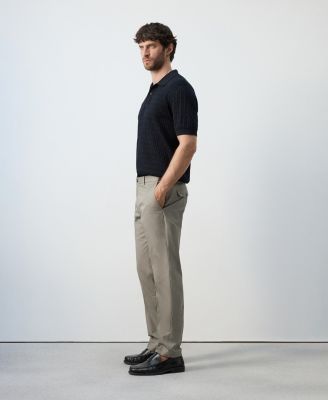 Men's Cotton Slim Fit Twill Pants