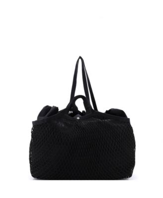 Medium 24/7 Drawstring Tote Mesh and Canvas