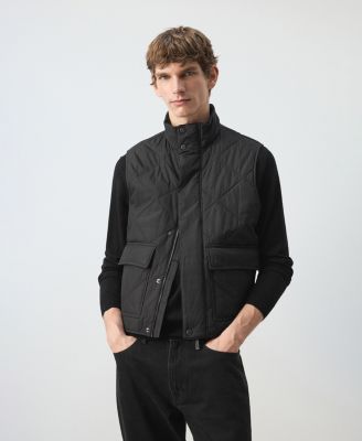 Men's Lightweight Quilted Water-Repellent Quilted Vest