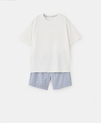 Men's 2-Piece Mixed T-Shirt and Pajama