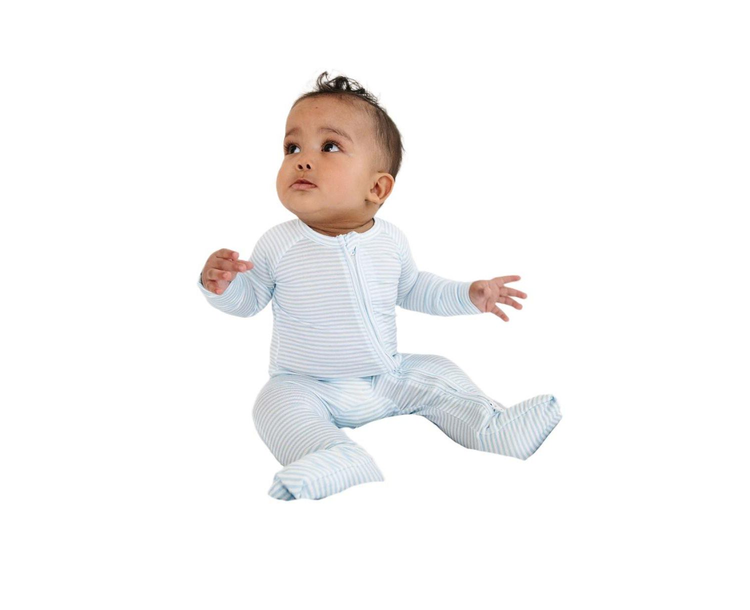 Baby Boys Seaside Stripe Bamboo Sleeper